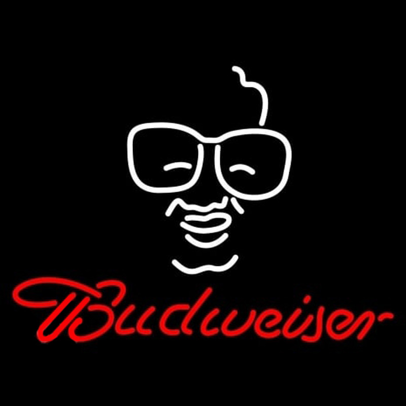 Budweiser Man Logo Neonskylt