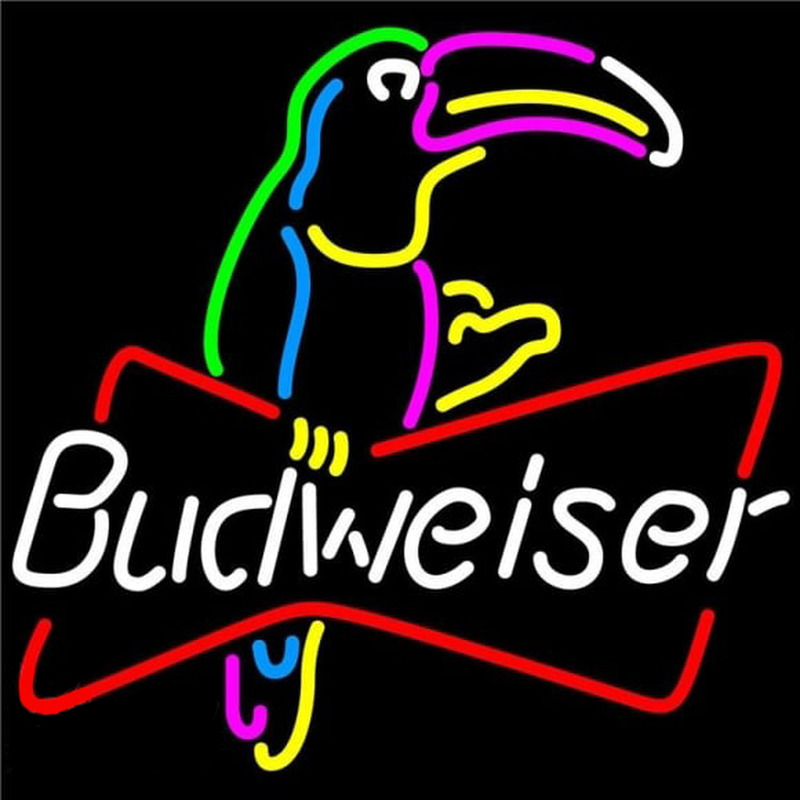 Budweiser Toucan Beer Sign Neonskylt