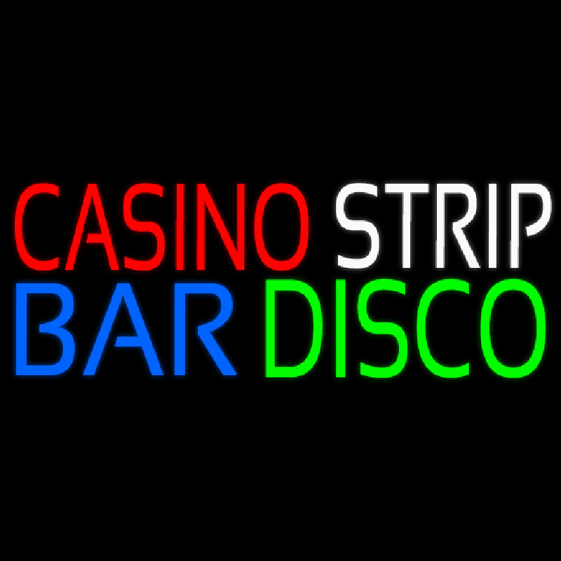 Casino Strip Bar Disco Neonskylt