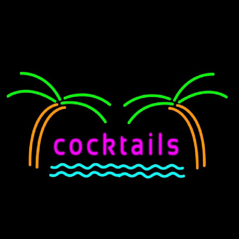 Cocktails Neonskylt