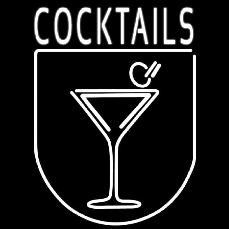 Cocktails Neonskylt