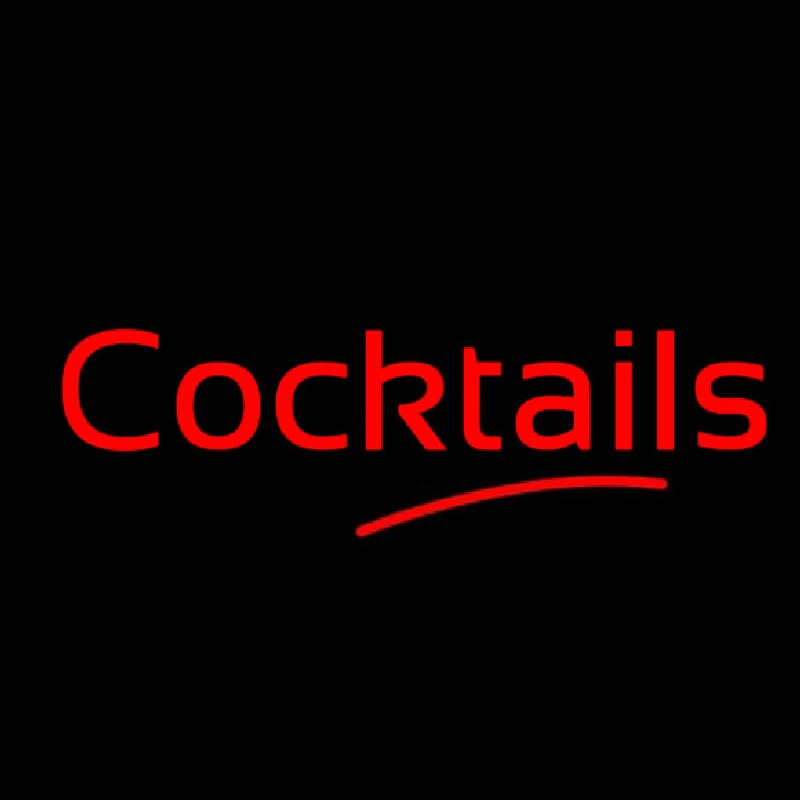 Cocktails Neonskylt