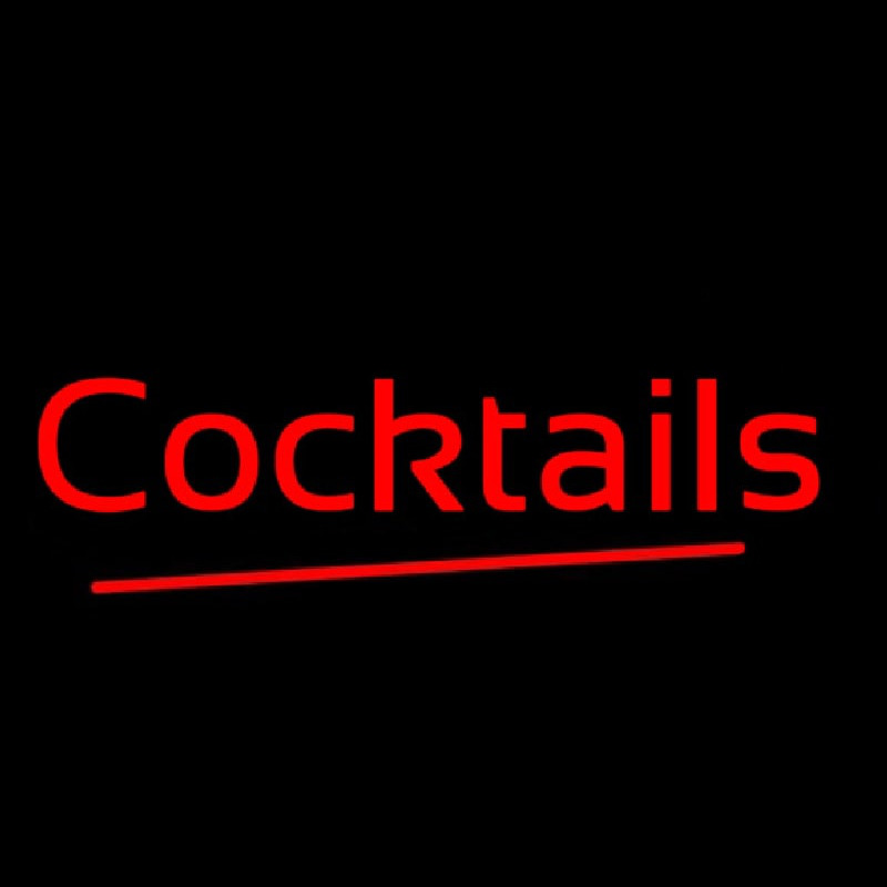 Cocktails Neonskylt