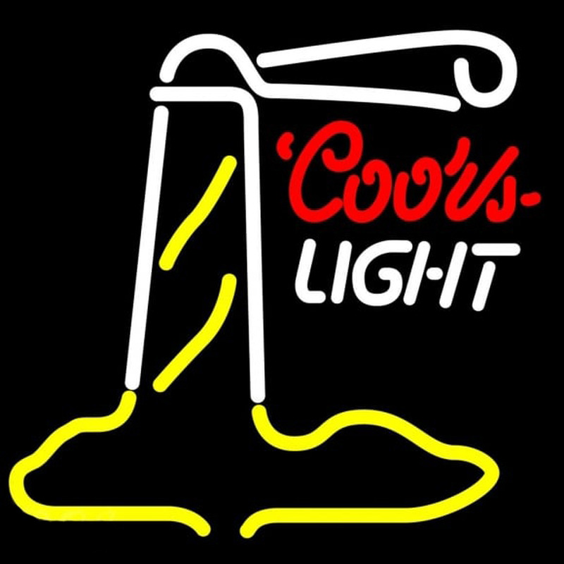 Coors Light Lighthouse Beer Sign Neonskylt