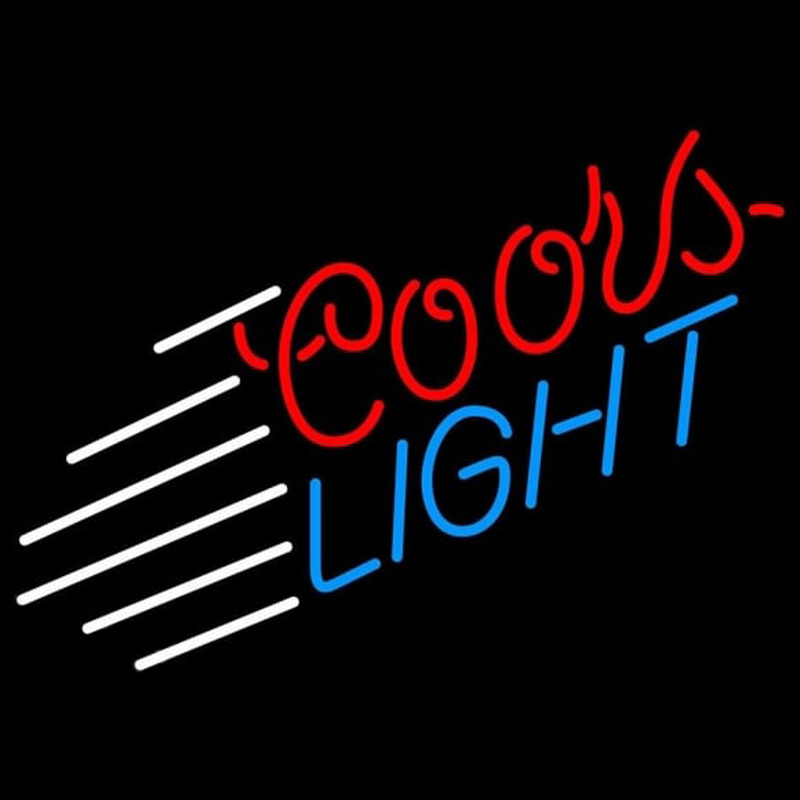 Coors Light Lines Beer Sign Neonskylt