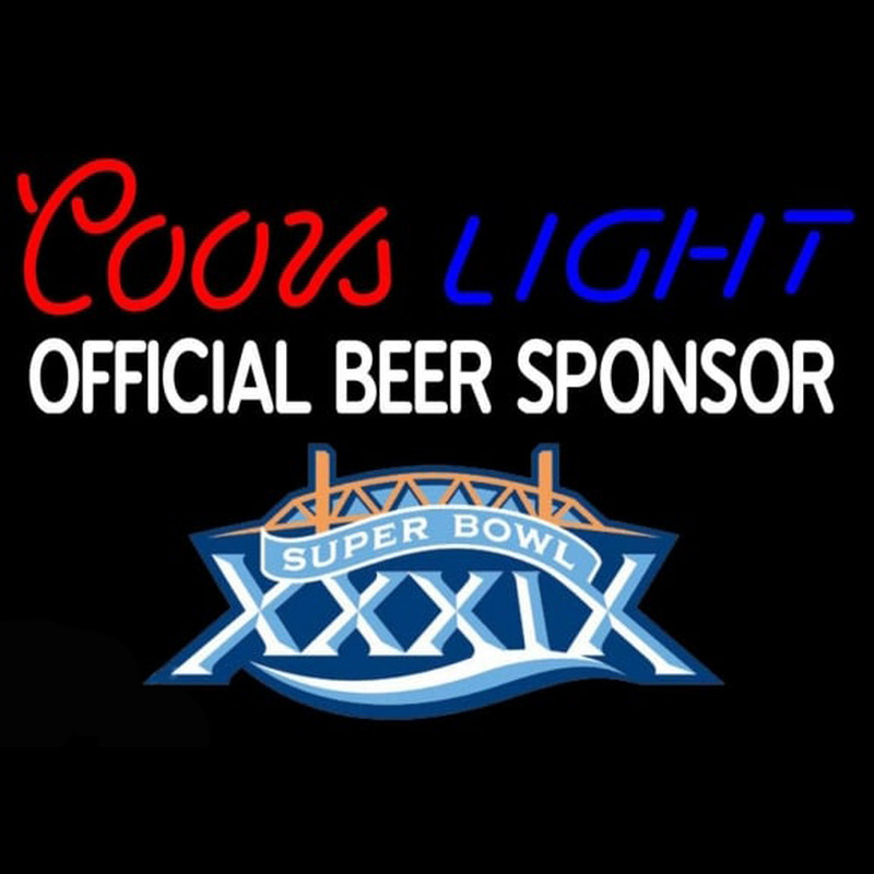 Coors Light Offical Beer Sponsor Beer Sign Neonskylt