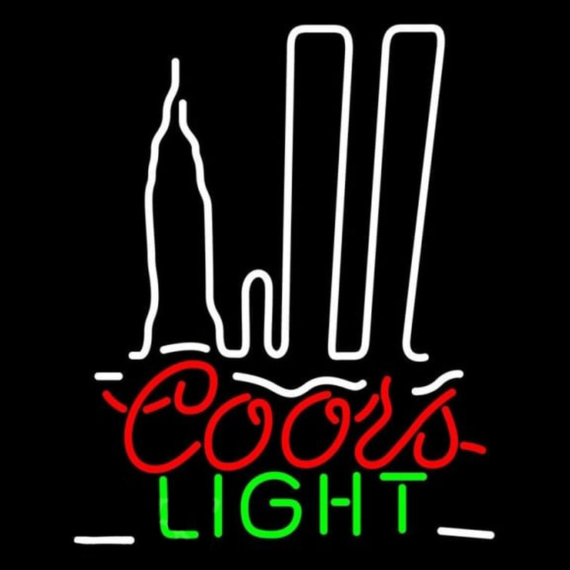 Coors Light Silver Bullet Nyc Beer Sign Neonskylt