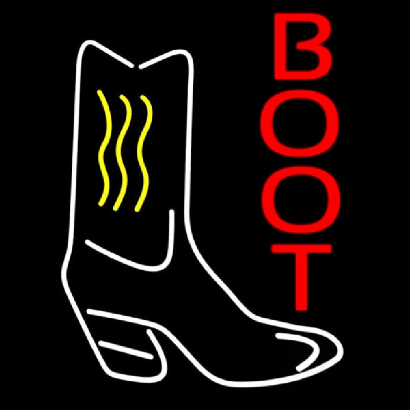 Cowboy Boot 1 Neonskylt