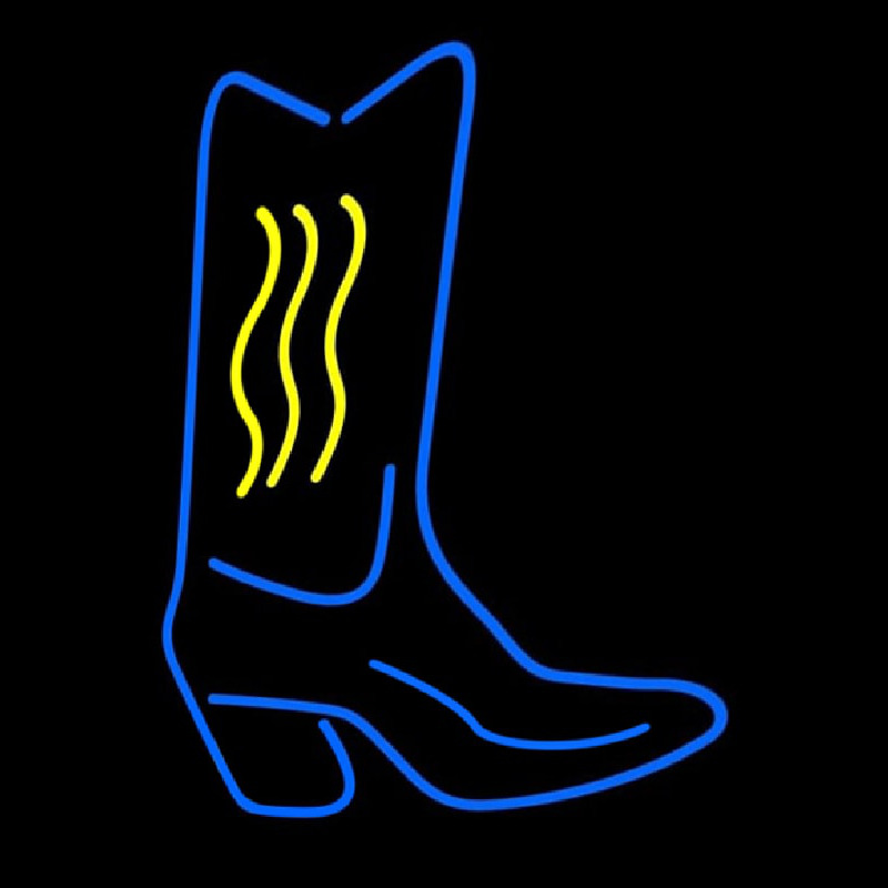 Cowboy Boot Neonskylt