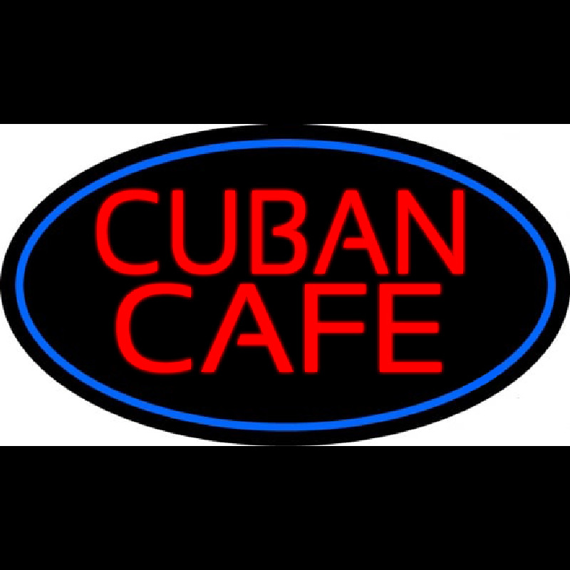 Cuban Cafe Neonskylt