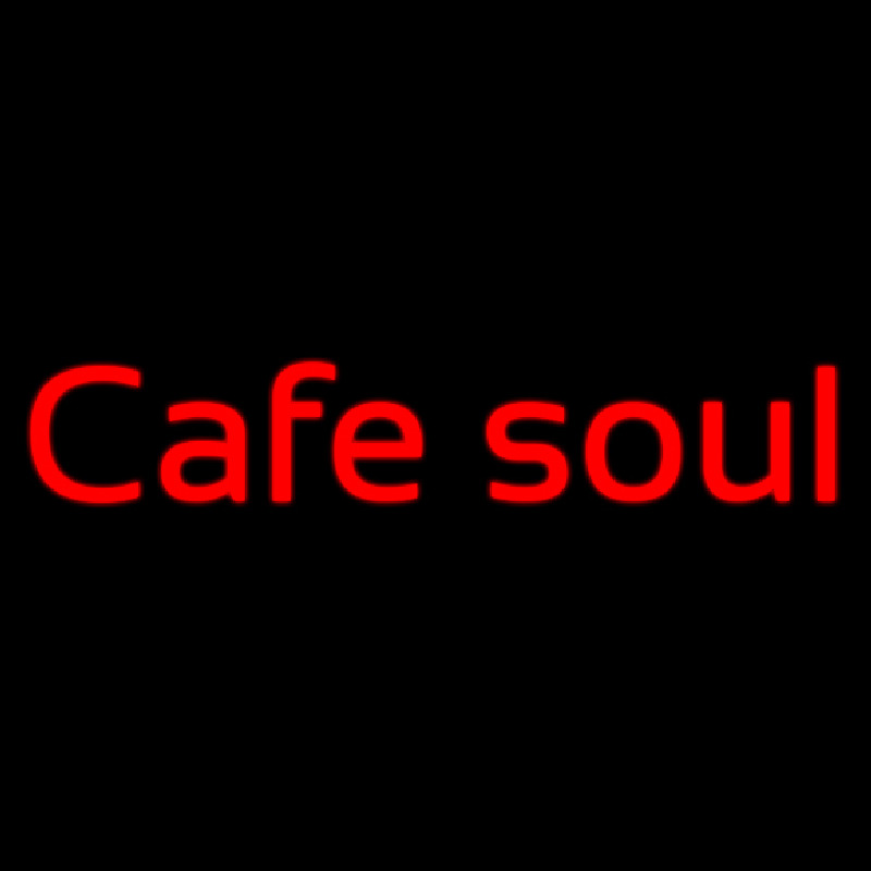 Custom Cafe Soul 2 Neonskylt