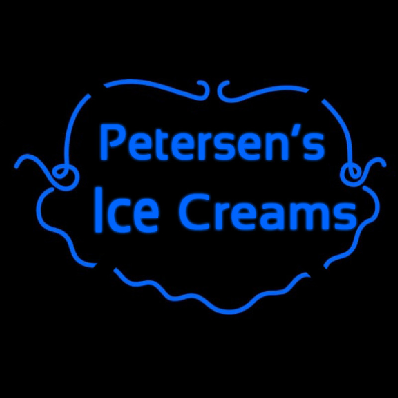 Custom Petersens Ice Creams Neonskylt