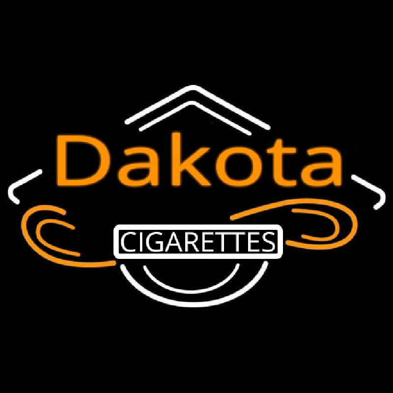 Dakota Cigarettes Neonskylt