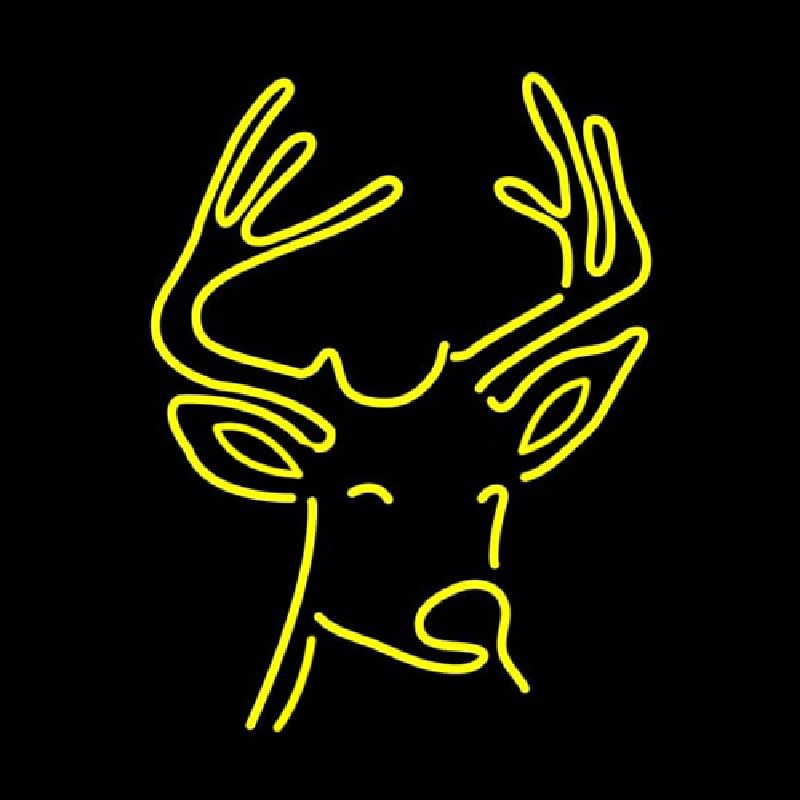 Deer Logo Neonskylt