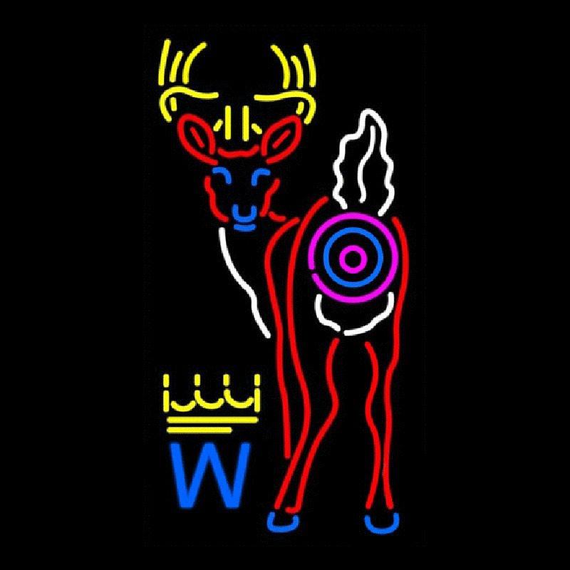 Deer Logo Neonskylt