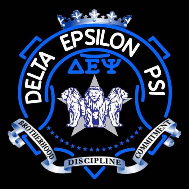 Delta Epsilon Psi Logo Neonskylt