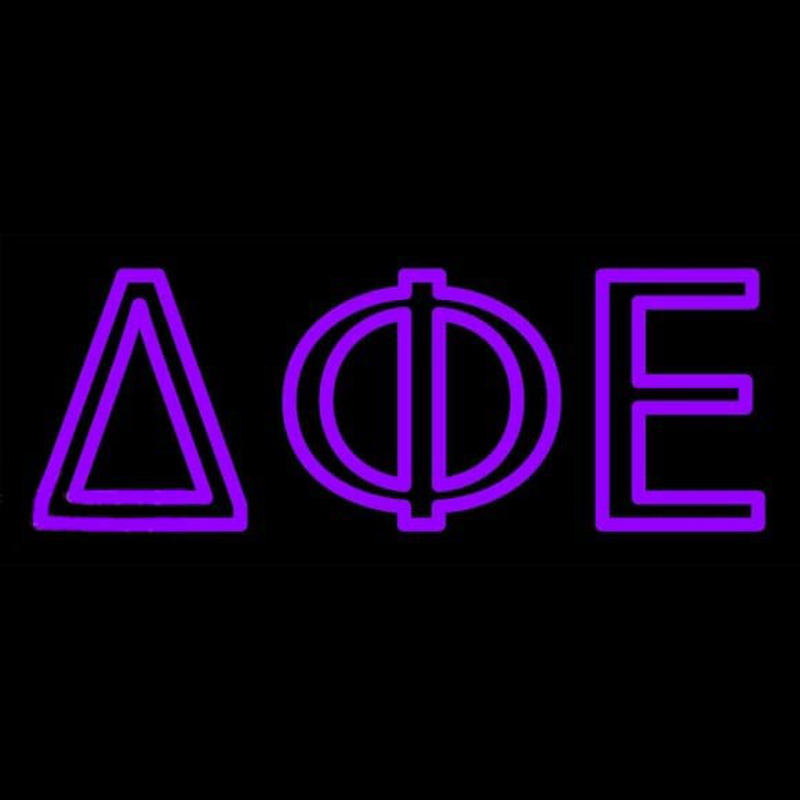 Delta Phi Epsilon Neonskylt