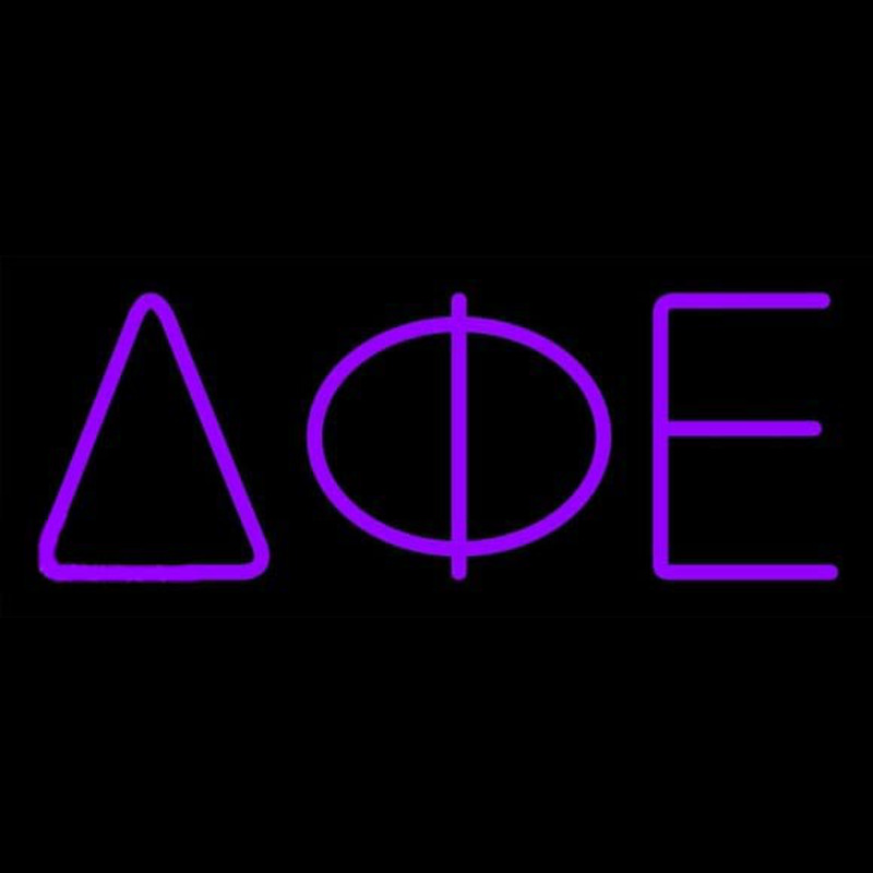 Delta Phi Epsilon Neonskylt