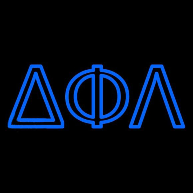 Delta Phi Lambda Neonskylt