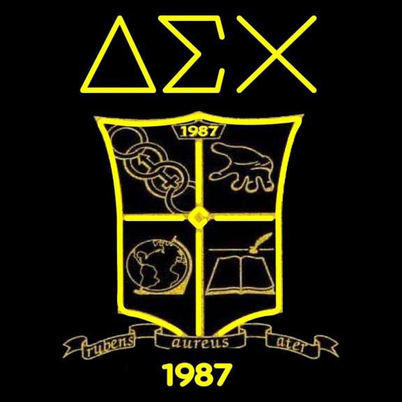 Delta Sigma Chi Latino Logo Neonskylt