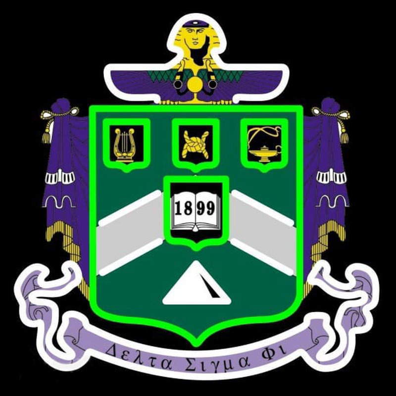 Delta Sigma Phi Chapters Logo Neonskylt