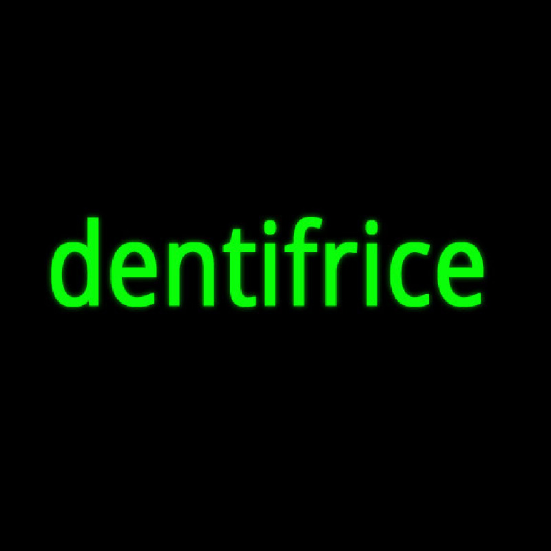 Dentifrice Neonskylt