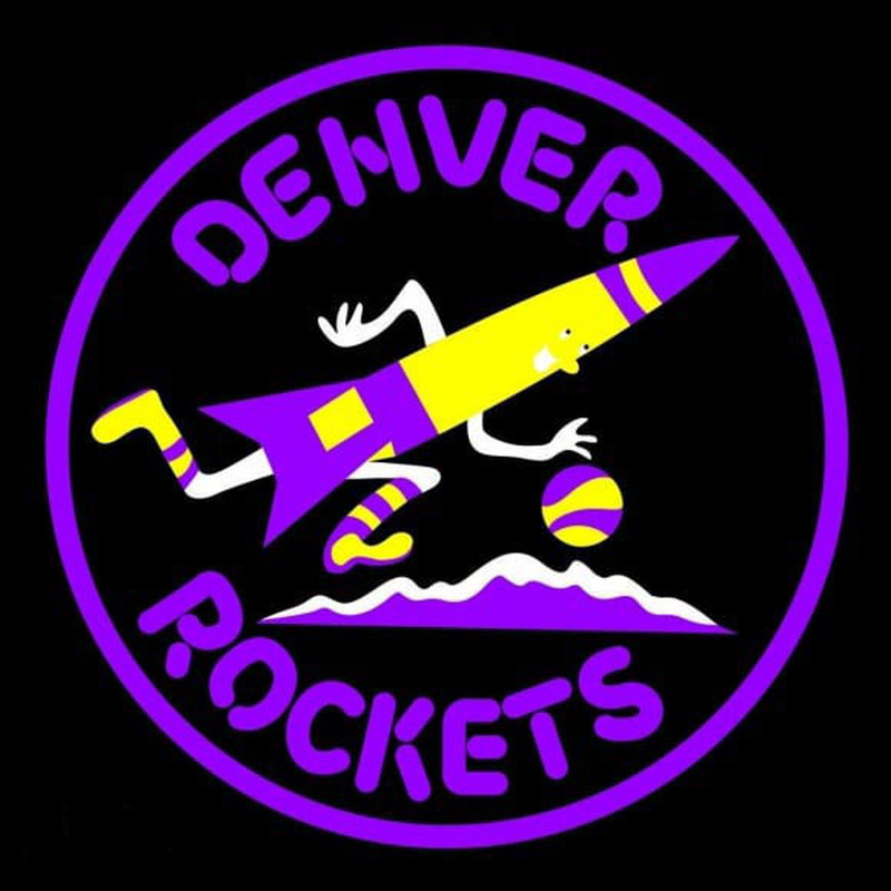 Denver Rockets Neonskylt