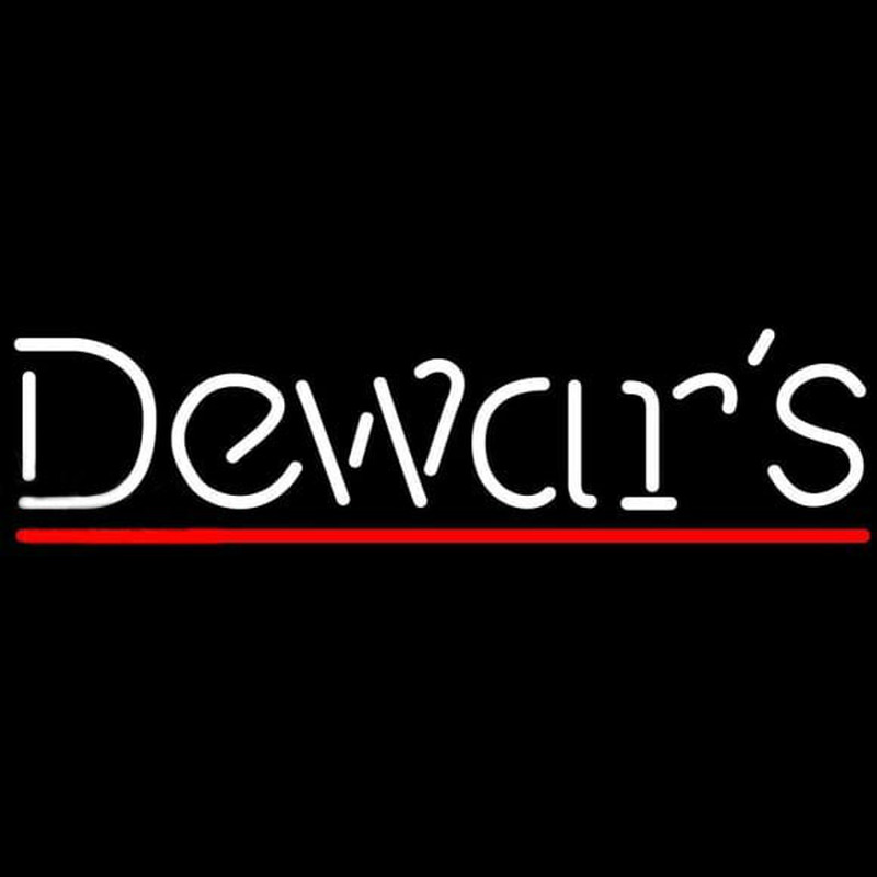 Dewars Neonskylt