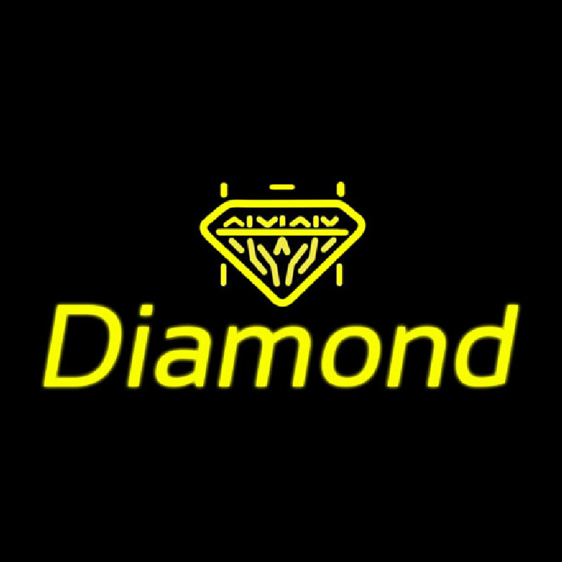 Diamond Yellow Neonskylt