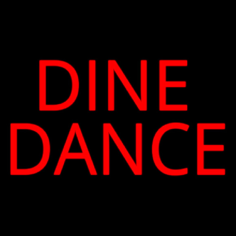 Dine Dance Neonskylt