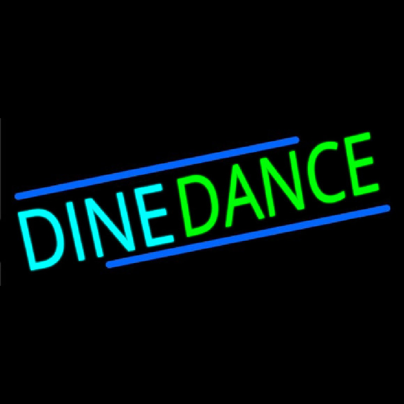 Dine Dance Neonskylt