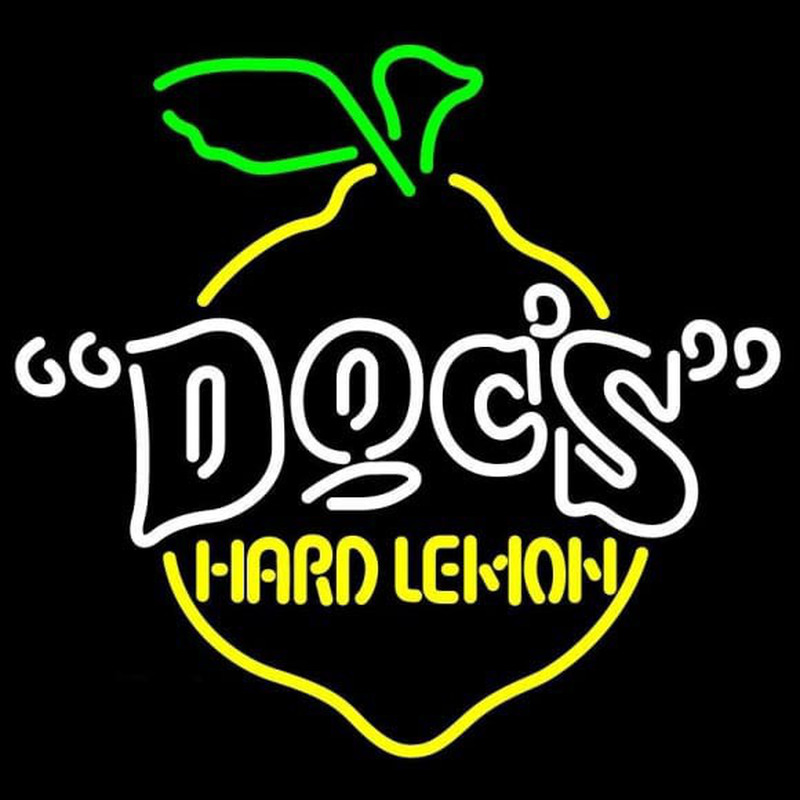 Docs Hard Lemon Neonskylt