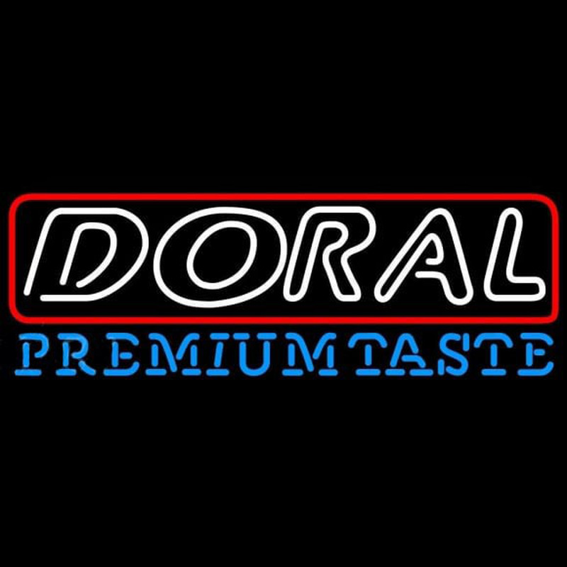 Doral Cigarettes Neonskylt