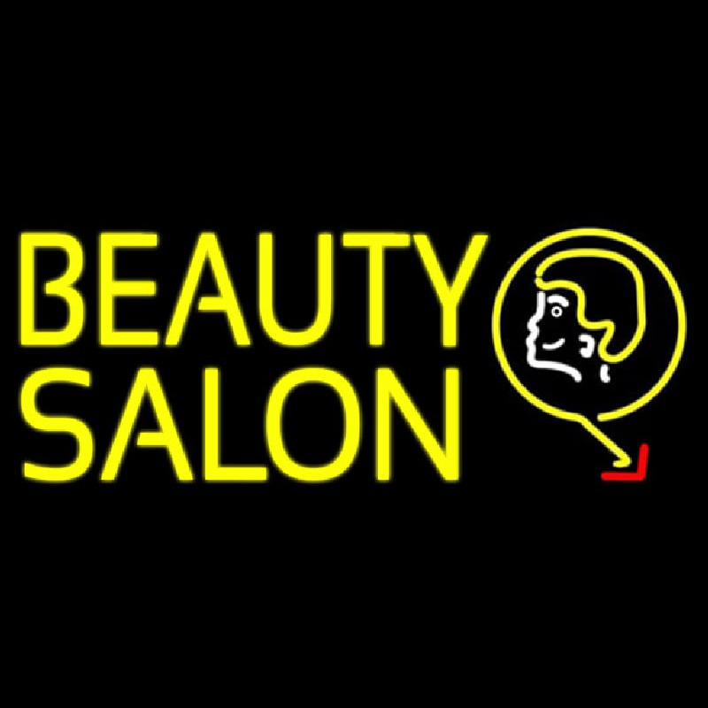 Double Stroke Beauty Salon Neonskylt