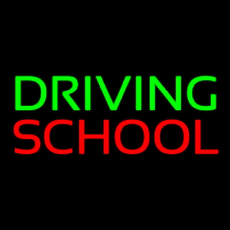 Driving School Neonskylt