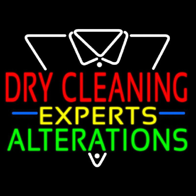 Dry Cleaning E perts Neonskylt