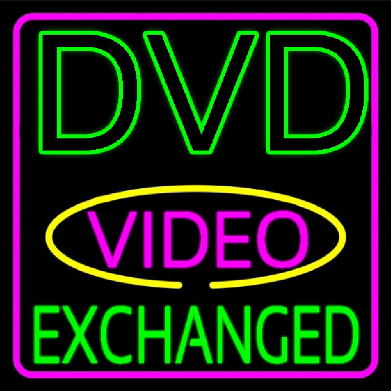 Dvd Video E changed 2 Neonskylt