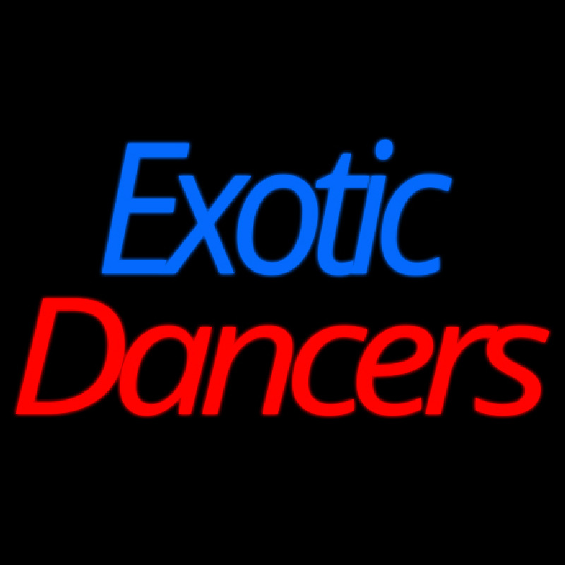 E otic Dancers Neonskylt