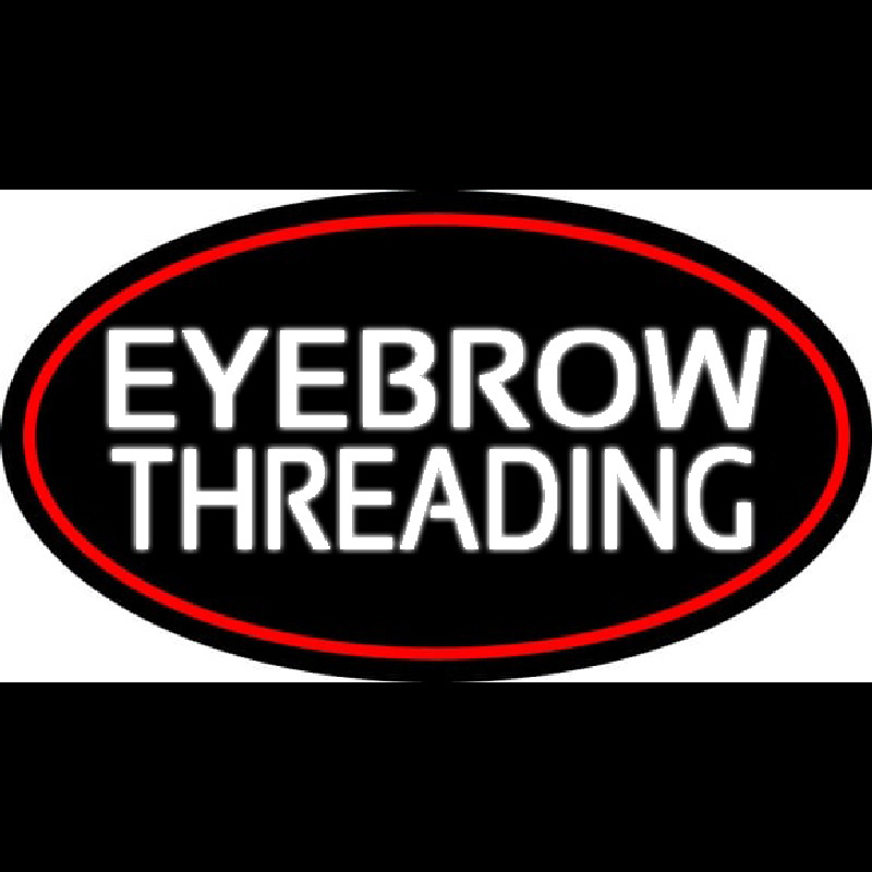 Eyebrow Threading Neonskylt