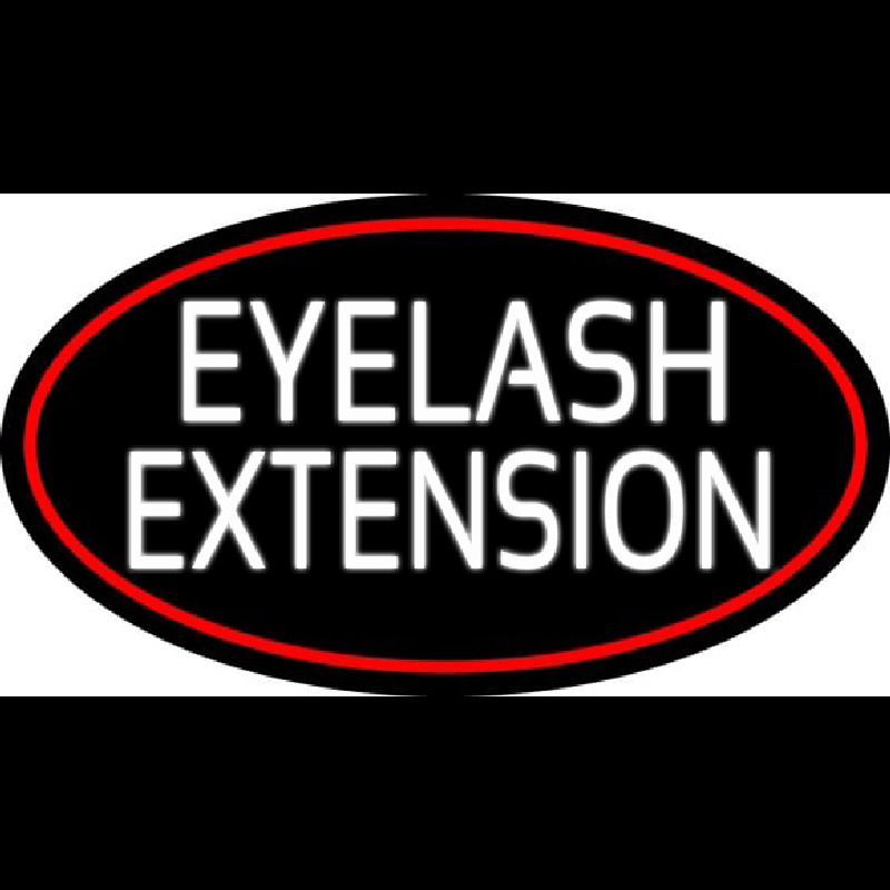 Eyelash E tension Neonskylt