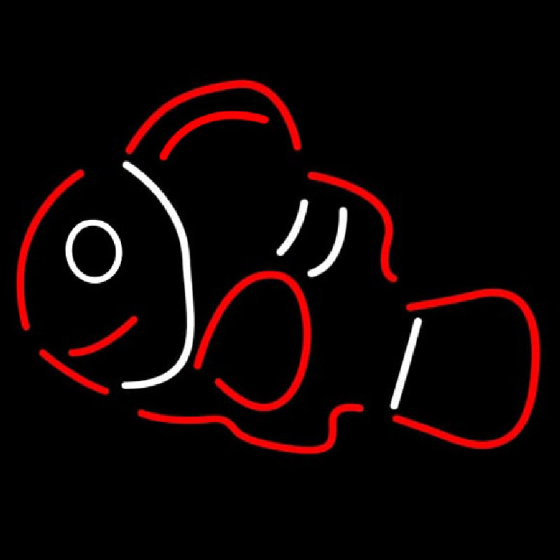 Fish Logo Neonskylt