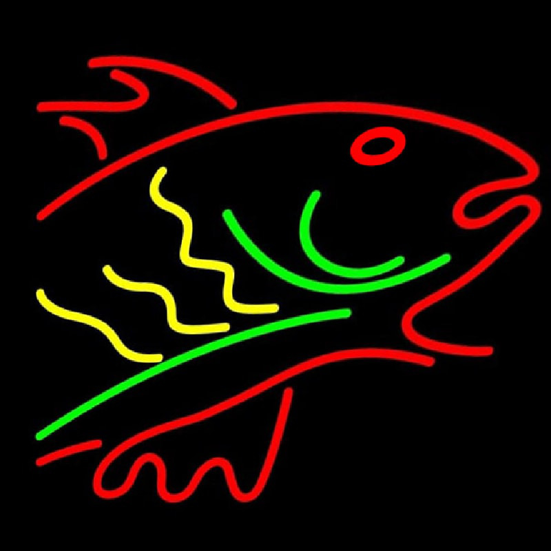 Fish Logo Neonskylt