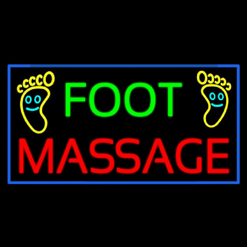 Foot Massage Neonskylt