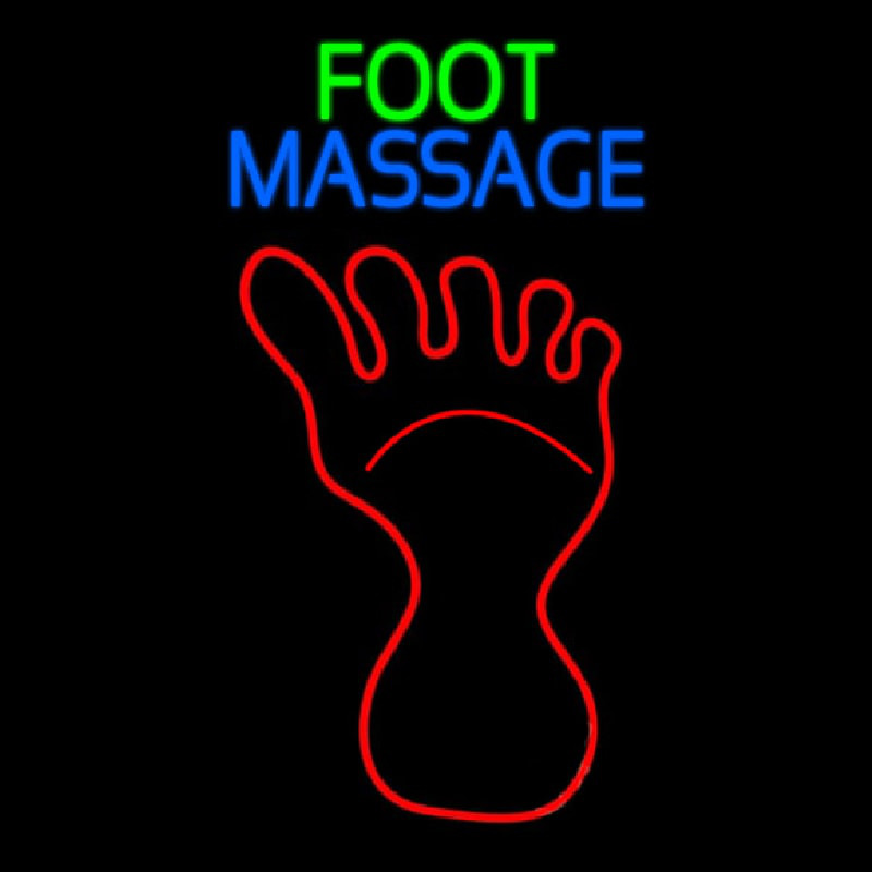 Foot Massage Neonskylt