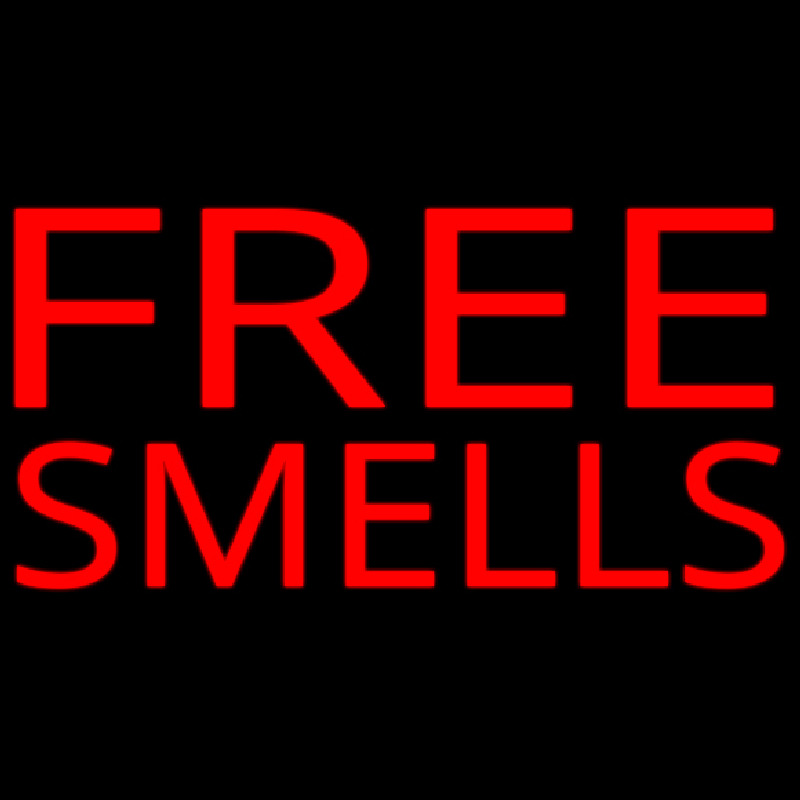 Free Smells Neonskylt