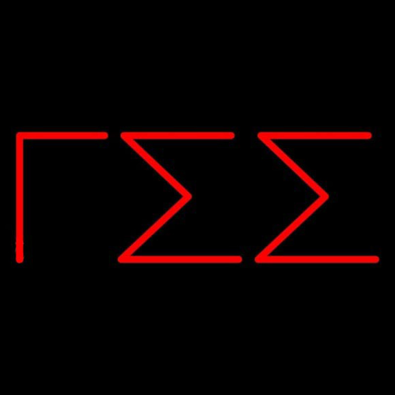 Gamma Sigma Sigma Neonskylt