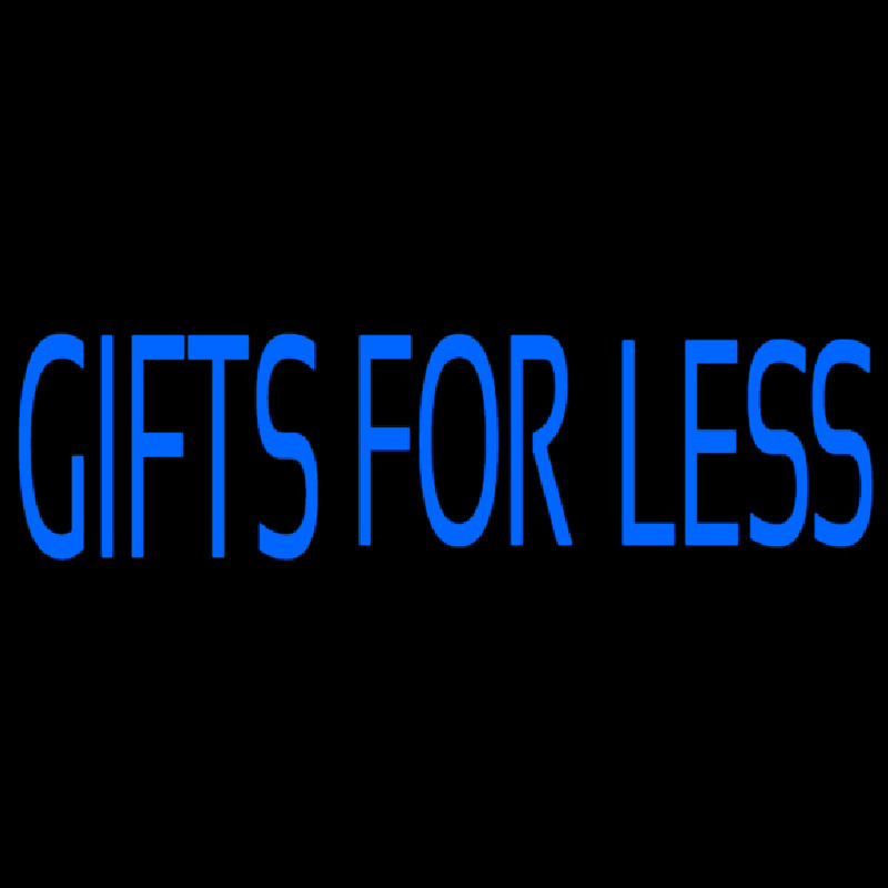 Gifts For Less Block Neonskylt