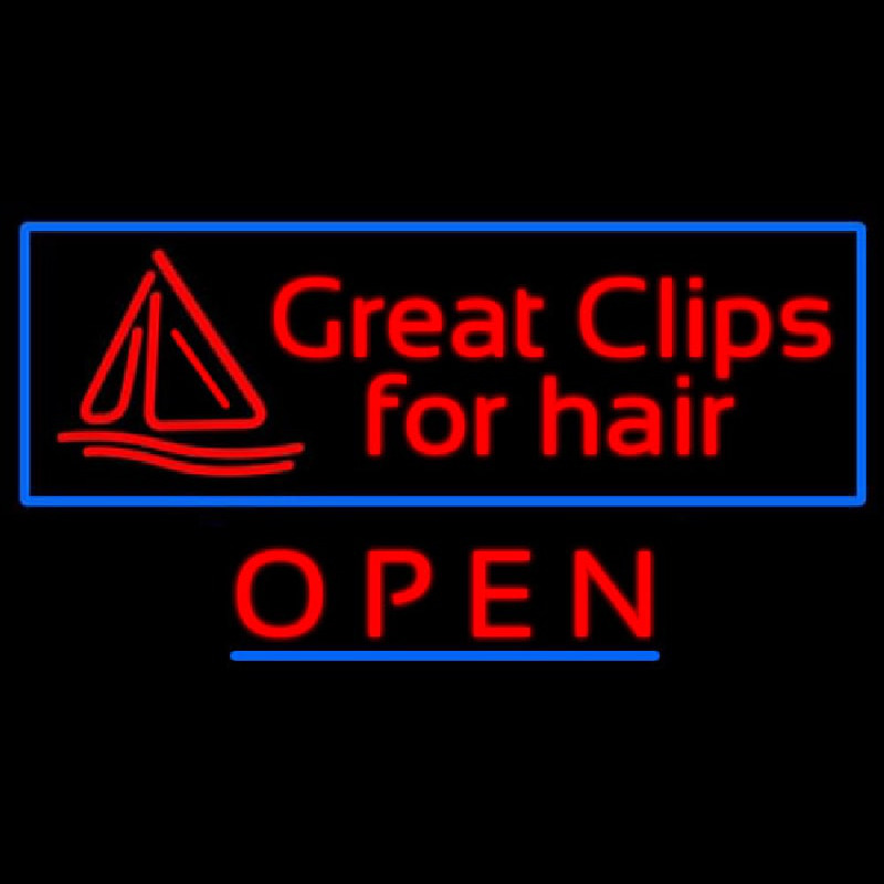 Great Clips For Hair Neonskylt