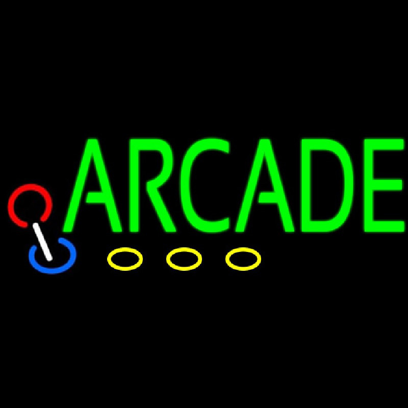 Green Arcade Neonskylt