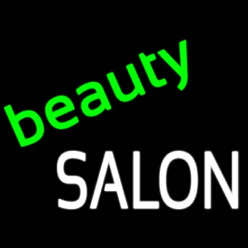 Green Beauty Salon Neonskylt